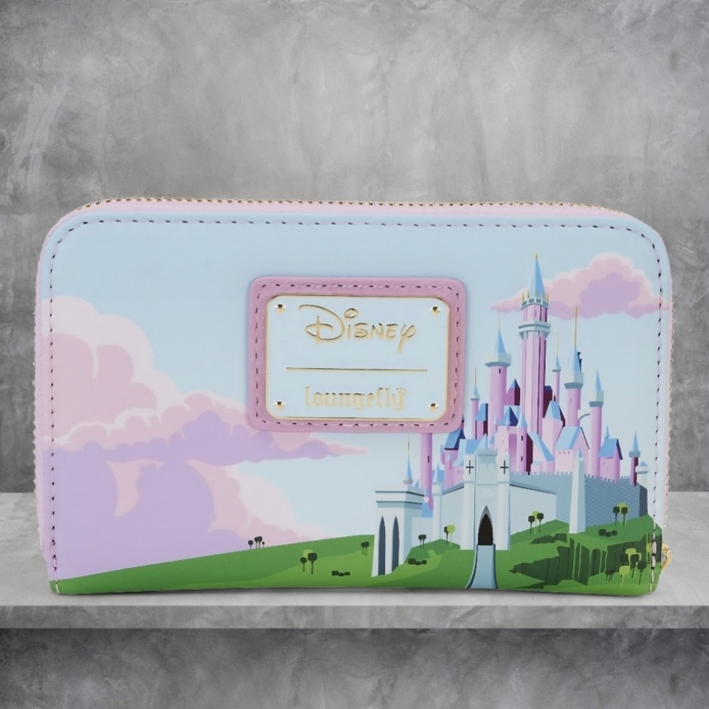 Loungefly Sleeping Beauty Stained Glass Crossbody & Wallet Set - Picture 7 of 8